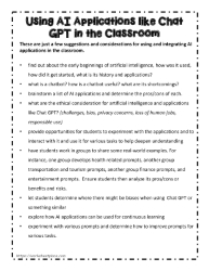 03 Using AI in the Classroom